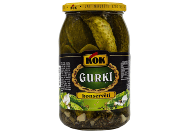 KOK konservēti gurķi 870 g