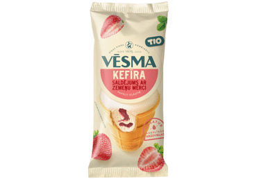 Vēsma kefīra saldējums zemeņu 120ml/80 g