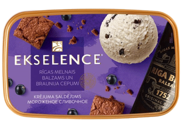 Ekselence saldējums ar balzamu 1 l/480 g