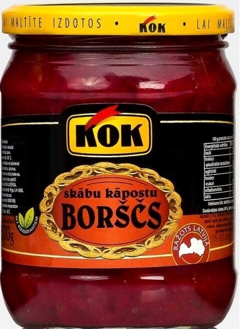KOK skābu kāpostu borščs 500 g