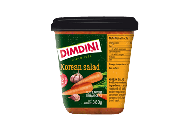 Dimdiņi korejas burkānu salāti 380 g