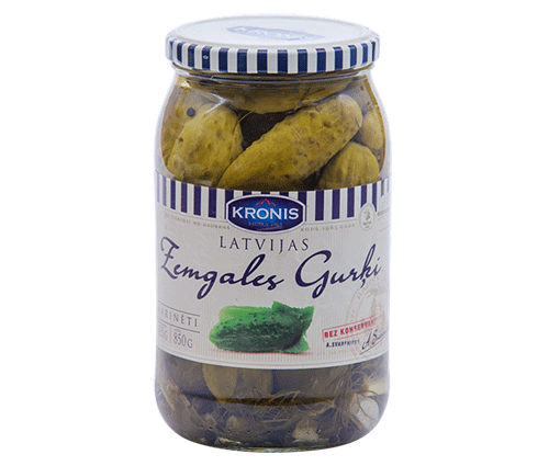 Kronis marinēti gurķi Zemgale 850 g