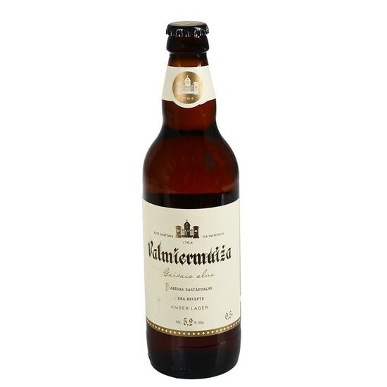Valmiermuiža gaišais alus 5.2% 500 ml