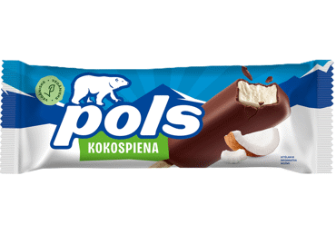 Pols saldējums no kokosa piena, vegānisks 120 ml/75 g