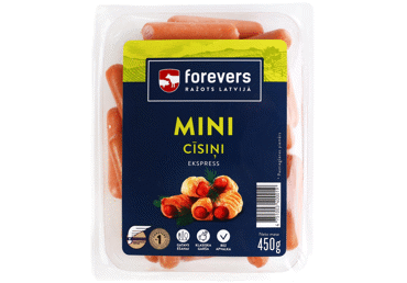 Forevers mini cīsiņi 450 g