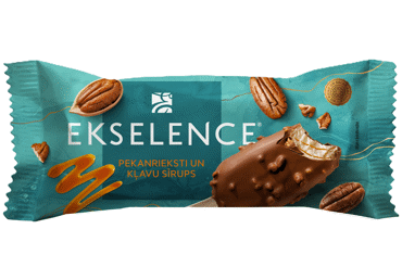 Ekselence saldējums pekanriekstu uz kociņa 90ml/70g