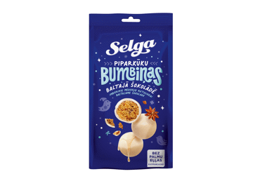 Selga piparkūku bumbiņas baltajā šokolādē 150 g