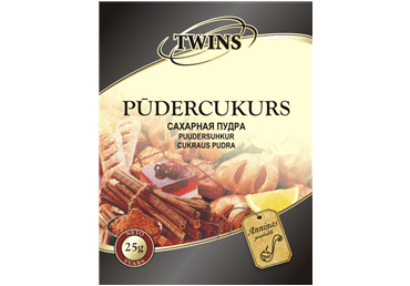 Twins pūdercukurs 25 g