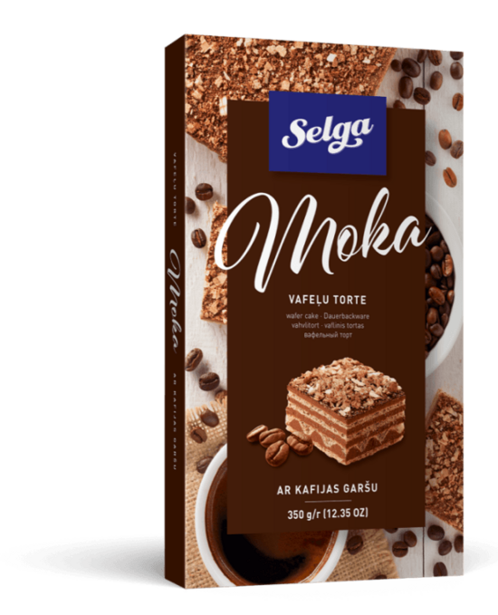 Selga vafeļu torte “Moka” 350 g