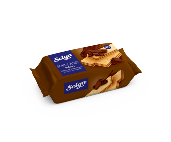 Selga vafeles ar šokolādes garšu 90 g