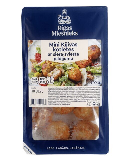 Rīgas miesnieks Kijevas mini kotletes ar siera pildījumu 300 g