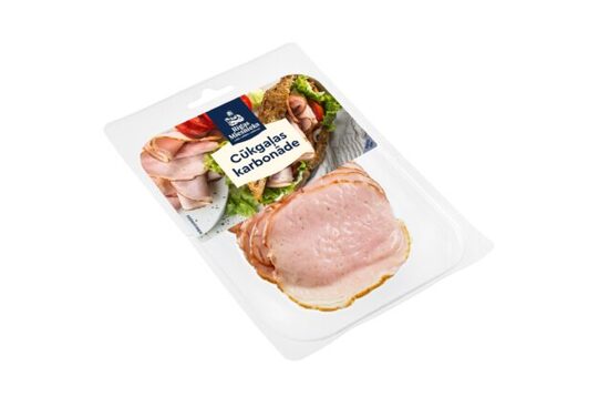 Rīgas miesnieks cūkgaļas karbonāde 100 g šķēlēs