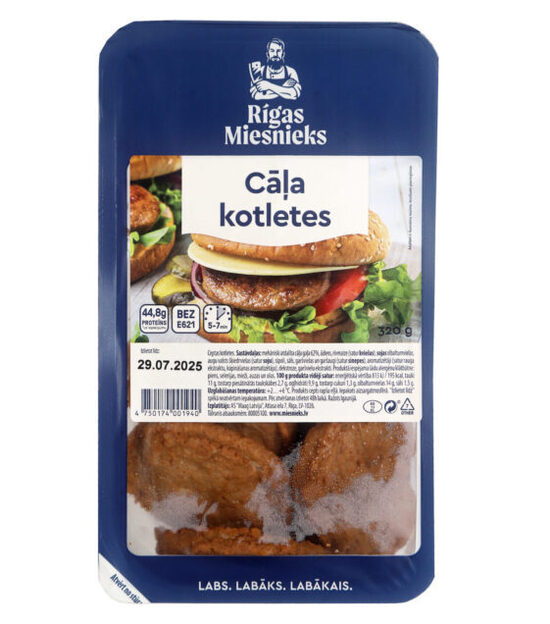 Rīgas miesnieks cāļa kotletes 320 g