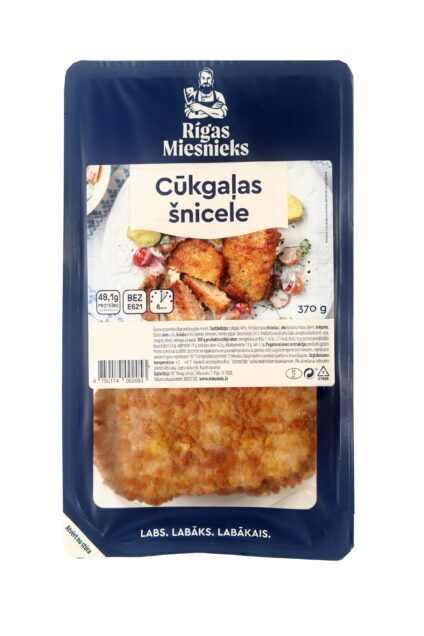 Rīgas miesnieks cūkgaļas šnicele 370 g