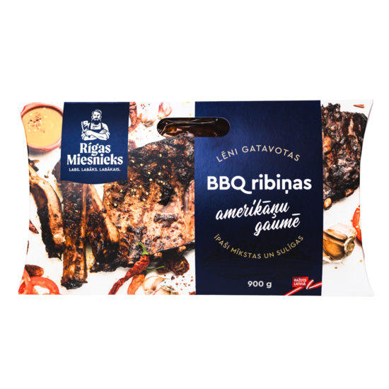 Rīgas miesnieks amerikāņu BBQ ribas 900 g