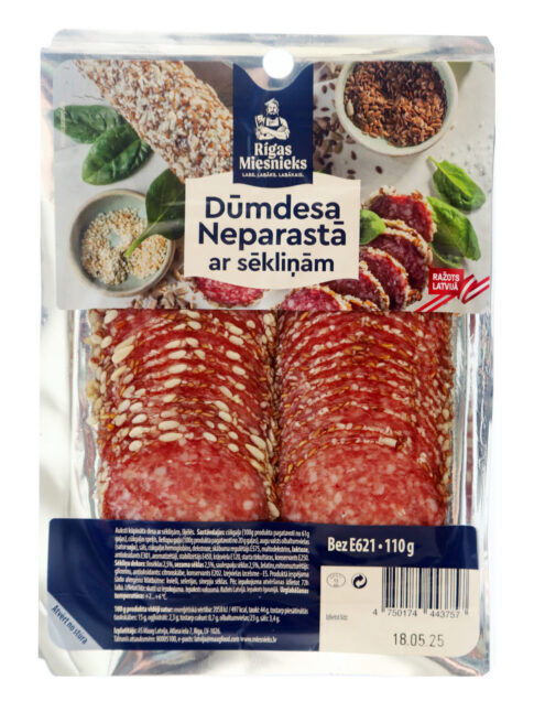 Rīgas miesnieks dūmdesa ar sēklām “Neparastā” 110 g