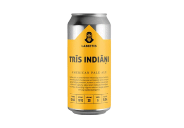 Labietis gaišais alus “Trīs Indiāņi” 5% 440 ml
