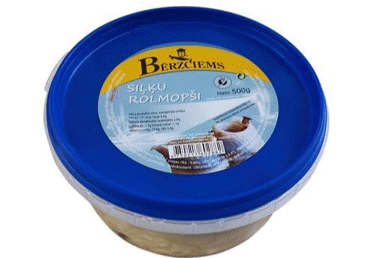 Bērzciems siļķu rolmopši marinādē 500 g