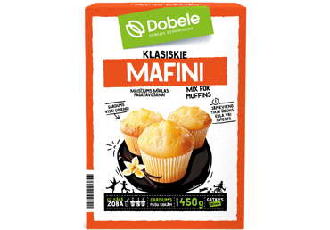 Dobele miltu maisījums klasiskie mafini 450 g