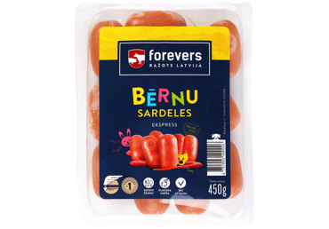 Forevers sardeles “Bērnu” 450 g