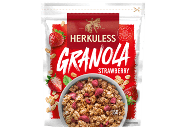 Herkuless granula musli ar zemenēm 350 g 