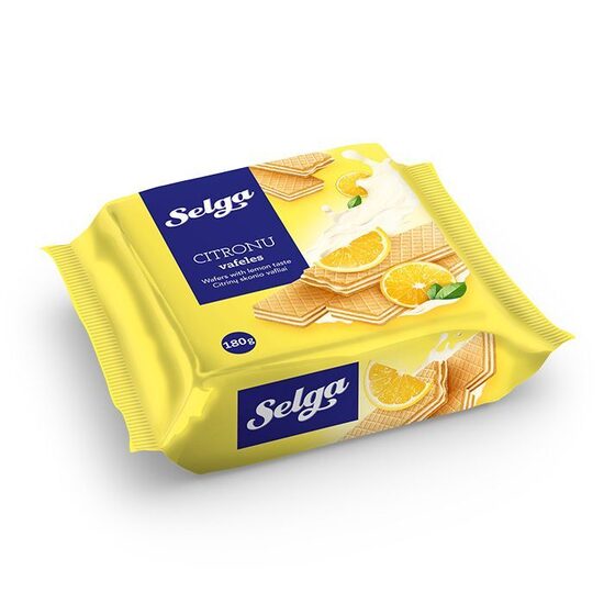 Selga vafeles ar citronu garšu 180 g
