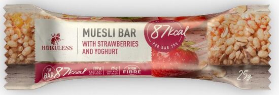 Herkuless musli batoniņš ar zemenēm 25 g