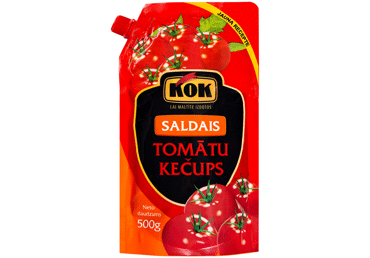 KOK saldais kečups 500 g, doy pack