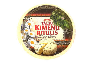 Talsu ritulis ķimeņu siers 45% 350 g (aptuveni)