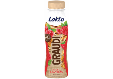 Lakto raudzēts piena produkts “Graudi” aveņu - granolas 270 g