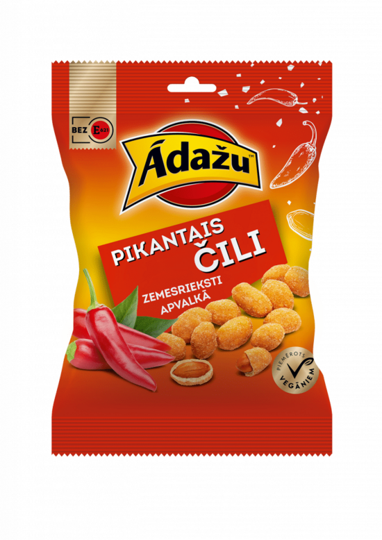 Ādažu zemesrieksti ar pikanto čilli 140 g
