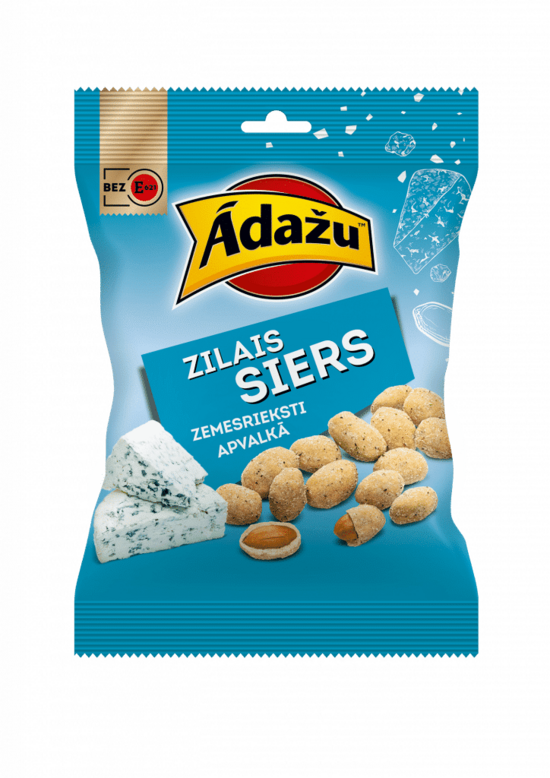 Ādažu zemesrieksti ar zilo sieru 140 g