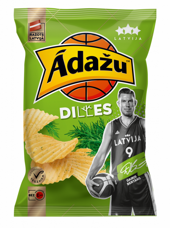 Ādažu čipsi ar diļļu garšu 130 g