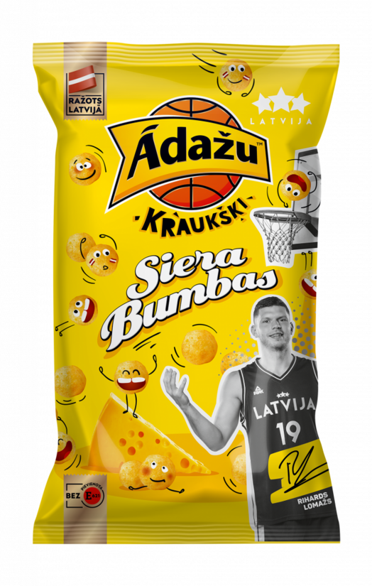 Ādažu kraukšķi siera bumbas 100 g
