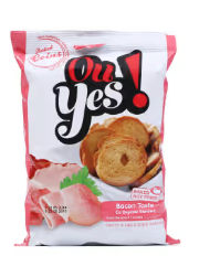 O-Yes bread toasts with bacon flavor 75 g