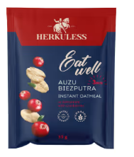 Herkuless instant oatmeal porridge with cranberries 35 g