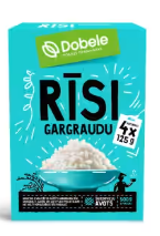 Dobele long grain rice 4x125 g