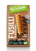 Dobele whole wheat pasta Fusilli 500 g