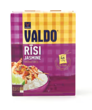 Valdo jasmine rice 4x125 g