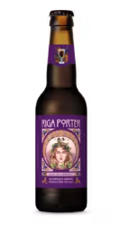 Valmiermuiža beer "Riga porter" with blackcurrant flavor 6.5% 330 ml