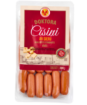RGK quality standard doctor's sausages with cheese 300 g