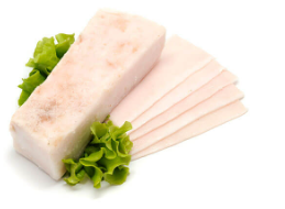 RGK chilled lard with salt 400 g (approximately)