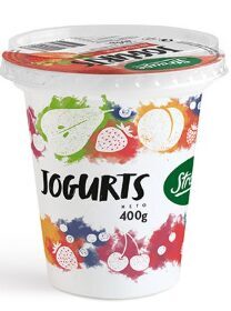 Straupe yogurt with strawberries 400 g