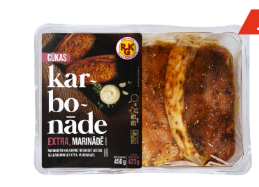 RGK Cūkas karbonāde EXTRA marinādē, atdzesēta, kārbā 450g