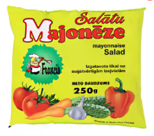 Francis salātu majonēze 250 g