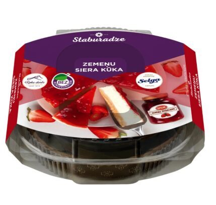 Staburadze zemeņu siera kūka 700 g 