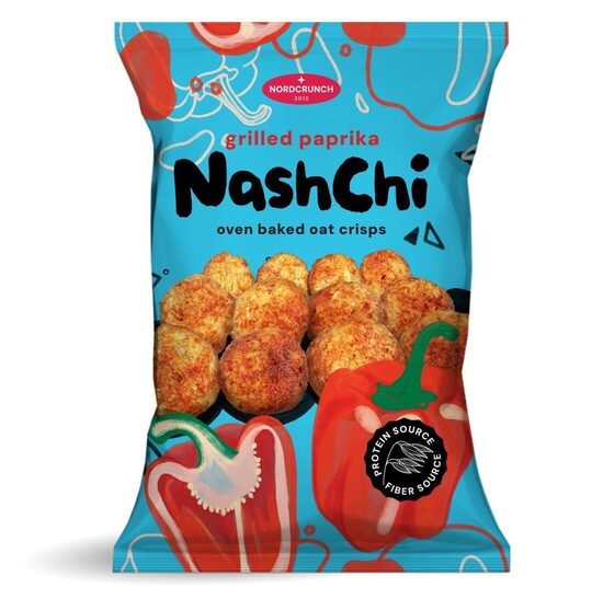  Nashchi zirņu un auzu čipši ar grillētas paprikas garšu 60 g