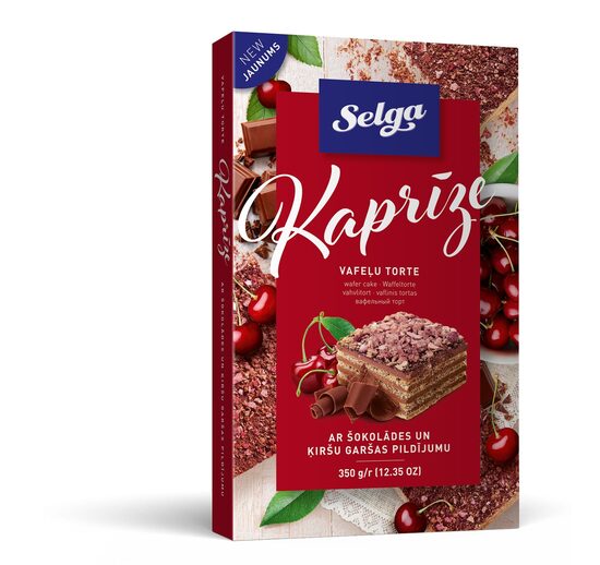 Selga vafeļu torte “Kaprīze” 350 g