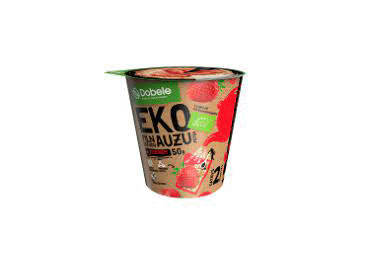 Dobele EKO pilngraudu putra ar zemenēm 50 g