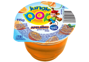 Jungle pop želeja ar apelsīnu garšu 115 g